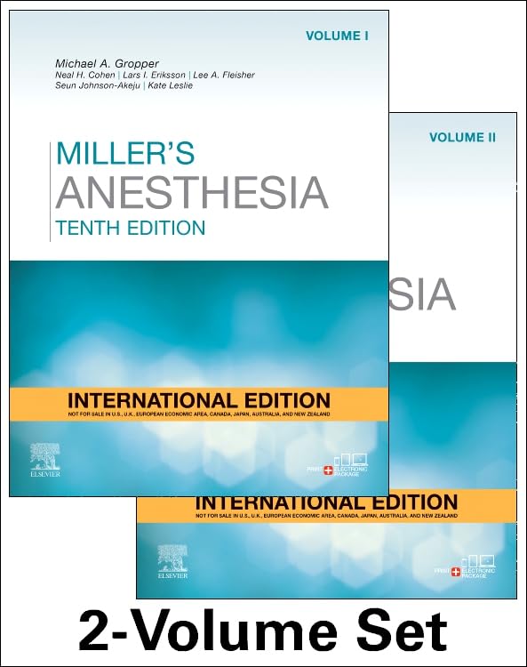 Miller's Anesthesia International Edition, 2 Volume Set: 10ed - Image 1