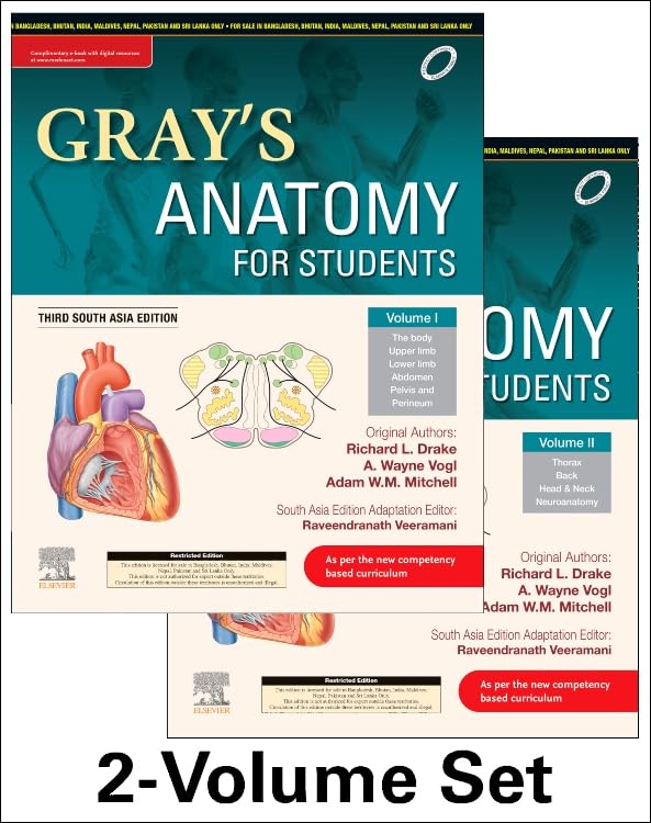 Gray's Anatomy for Students, 3rd South Asia Edition (Two Volume Set) P - Image 1