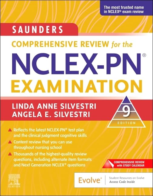 51QhaORTztL Saunders Comprehensive Review For The Nclex Pn® Examination With Access Code 9Ed (Pb 2025) - Image 1