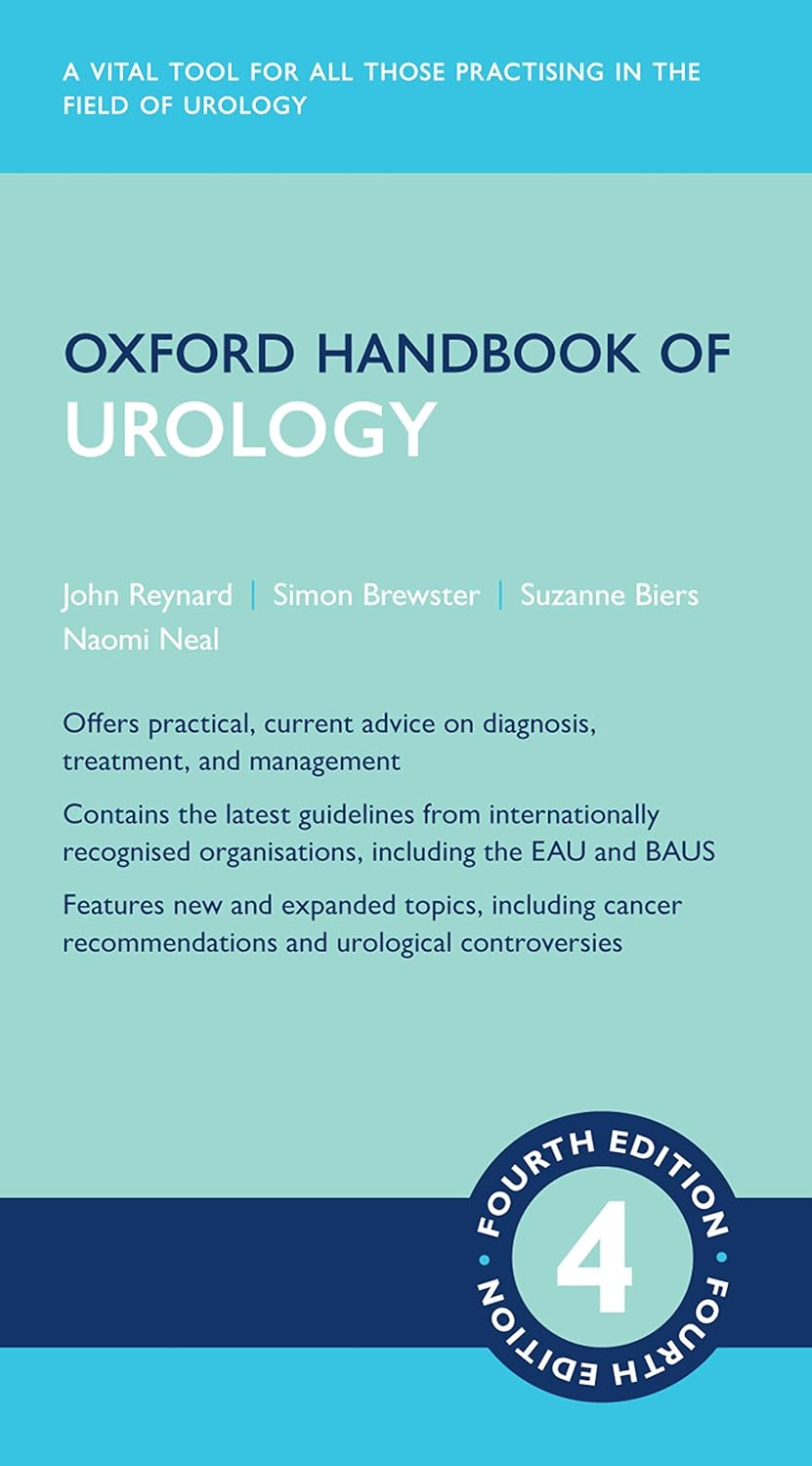 71oQ59FS0vL._SL1500_ Oxford Handbook of Urology (Oxford Medical Handbooks) - Image 1